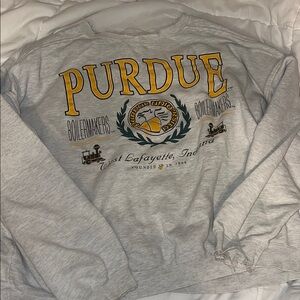 Purdue Gray oversized crewneck vintage